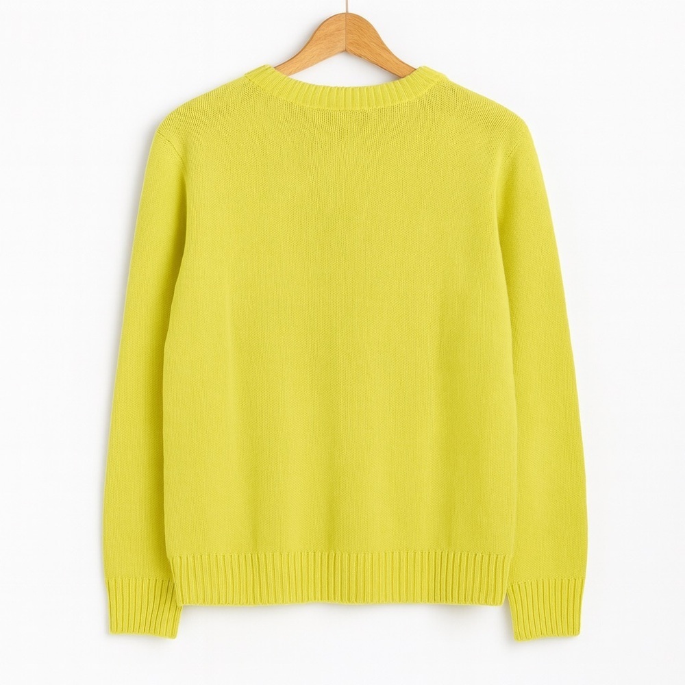 Women's Lime Sweater with Grinch Design - Picture 2 of 9